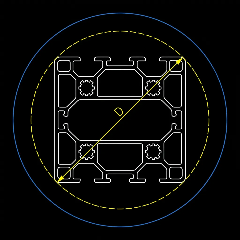 Max Circumscribed Circle Diagram